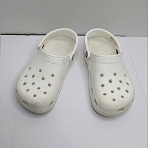 Crocs White Sandal Water Shoe 7 Women